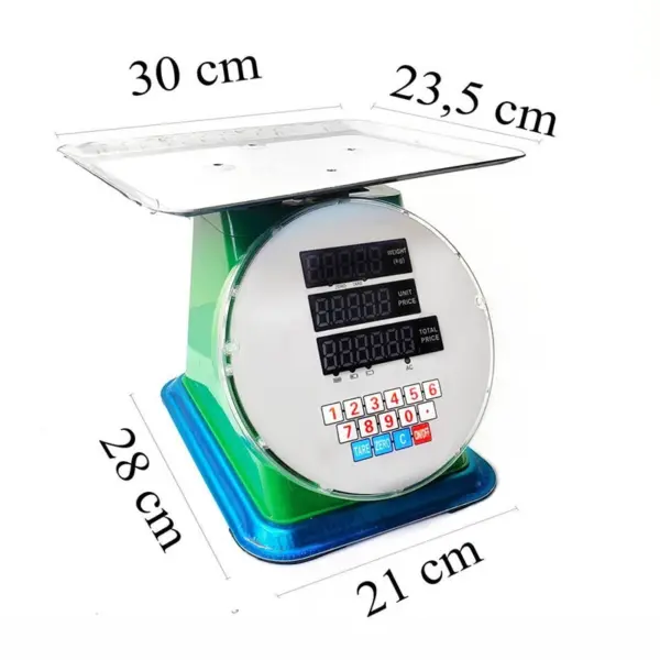 Cân Tính Giá Tiền ACS 60kg, Chống Nước, Toàn Bộ Inox (1)