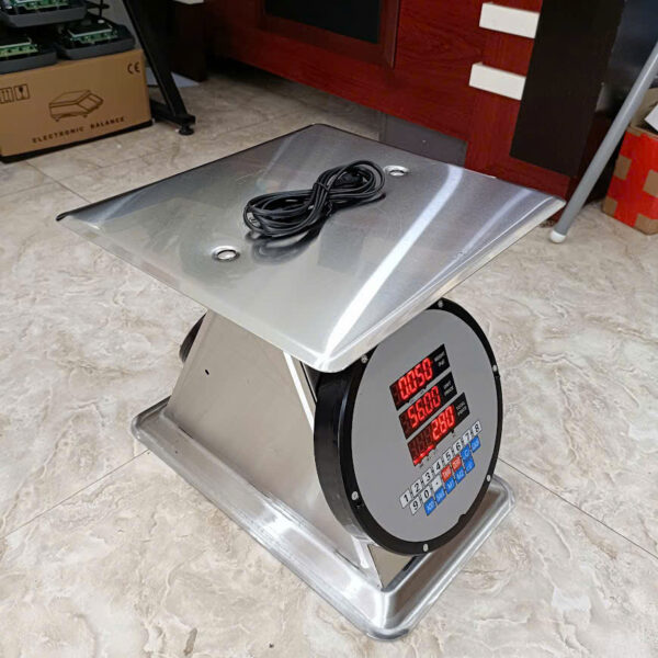 Cân Tính Giá Tiền ACS 60kg, Chống Nước, Toàn Bộ Inox